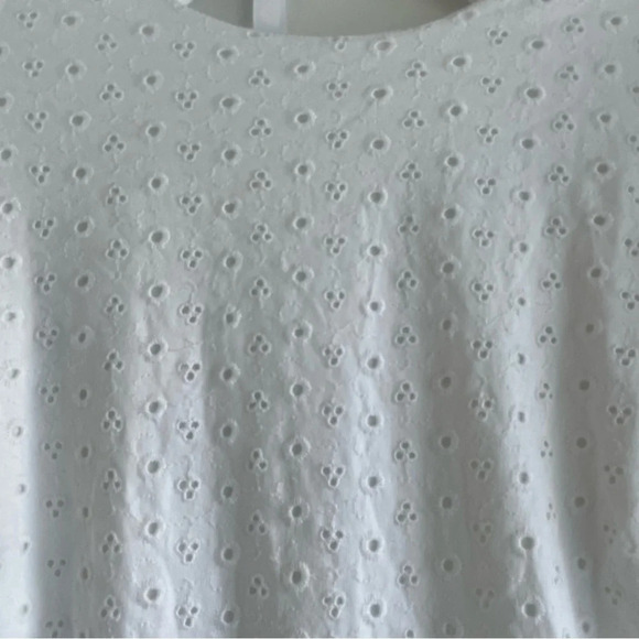 New! Free People Apricot Rose eyelet Mini Dress white cotton nwot 22284 - Picture 7 of 11